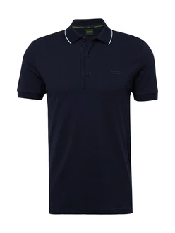 BOSS Shirt 'Paule' navy/weiß
