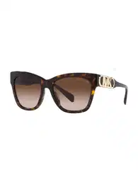 Sonnenbrille 'Empire Square' cognac / dunkelbraun