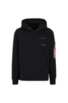ALPHA INDUSTRIES Sweatshirt rot/schwarz