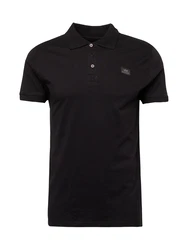ALPHA INDUSTRIES Shirt Poloshirt schwarz