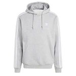 adidas Originals Sweatshirt ADICOLOR CLASSICS 3-STREIFEN HOODIE hellgrau/weiß