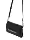Juicy Couture Torba za čez ramo 'Jasmine'  črna / srebrna