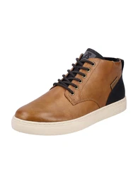 Schnürboots cognac / schwarz