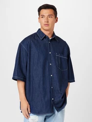 WEEKDAY Hemd Griffith dunkelblau