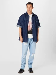 WEEKDAY Hemd Griffith dunkelblau
