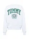 Tommy Jeans Sweatshirt nachtblau / graumeliert / tanne / rot / weiß