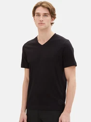 TOM TAILOR T-Shirt schwarz