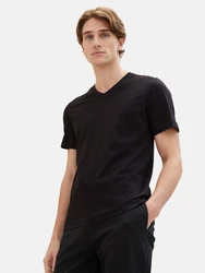 TOM TAILOR T-Shirt schwarz