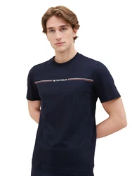 TOM TAILOR T-Shirt (OCS) navy/rot/wei