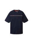TOM TAILOR T-Shirt (OCS) navy/rot/wei TOM TAILOR T-Shirt (OCS) navy/rot/wei