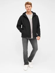 Derbe Jacke Isleby schwarz/weiß