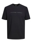Jack & Jones T-Shirt JJEstar schwarz/weiß