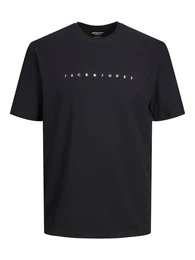 Plus T-Shirt 'JJESTAR' schwarz / wei