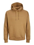 Jack & Jones Plus Sweatshirt Star hellbraun/schwarz