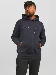 Jack & Jones Plus Sweatshirt Star nachtblau/gelb