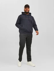 Jack & Jones Plus Sweatshirt Star nachtblau/gelb