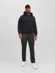 Jack & Jones Plus Sweatshirt Star schwarz/weiß