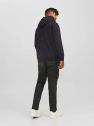 Jack & Jones Plus Sweatshirt Star schwarz/weiß