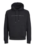 Jack & Jones Plus Sweatshirt Star schwarz/weiß