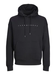 Jack & Jones Plus Sweatshirt Star schwarz/weiß