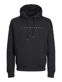 Jack & Jones Plus Sweatshirt Star schwarz/weiß
