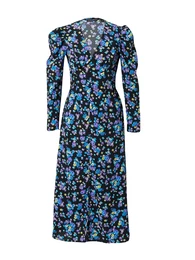 Šaty marine modrá / limone / fialová / bílá