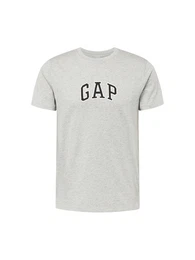 T-Shirt graumeliert / schwarz / wei