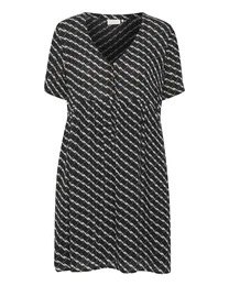 Šaty 'Marita' černá / offwhite