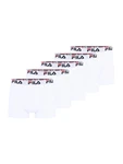 FILA Herren Boxer Shorts 5er Pack hellgrau/rot/schwarz/weiß