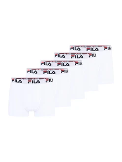 FILA Herren Boxer Shorts 5er Pack hellgrau/rot/schwarz/weiß FILA Herren Boxer Shorts 5er Pack hellgrau/rot/schwarz/weiß