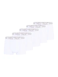 FILA Herren Boxer Shorts (5er Pack) Weiß/Weiß/Weiß/Weiß/Weiß/Weiß/Weiß/Weiß/Weiß/Weiß/Weiß/Weiß/Weiß/Weiß