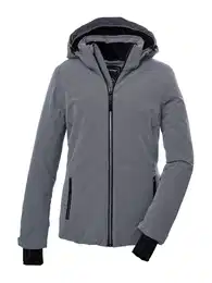 Sportovní bunda šedý melír / černá