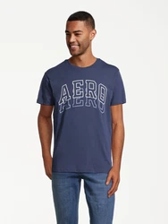 AROPOSTALE T-Shirt navy/wei