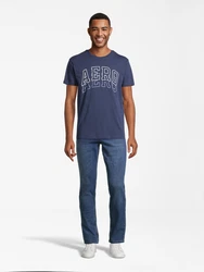AROPOSTALE T-Shirt navy/wei