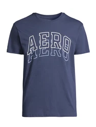 AROPOSTALE T-Shirt navy/wei