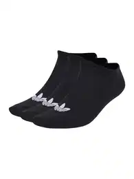 Čarape 'Trefoil Liner' crna / bijela