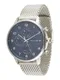 TOMMY HILFIGER Uhr dunkelblau / silber