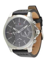 Uhr navy / knallrot / schwarz / silber