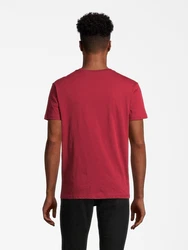 AROPostale T-Shirt burgunder/weiß