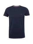 Tommy Hilfiger Core Stretch Slim C-Neck Tee Shirt Herren nachtblau/rot/weiß