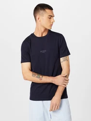 GUESS T-Shirt 'Aidy' nachtblau/hellgrau