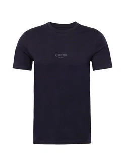 GUESS T-Shirt 'Aidy' nachtblau/hellgrau
