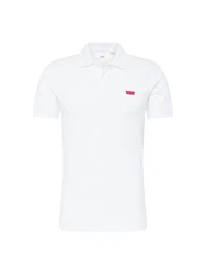 LEVI'S Poloshirt 'Housemark' cranberry/weiß