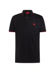 HUGO Poloshirt Deresino rot/schwarz