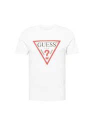 GUESS T-Shirt rot/schwarz/weiß