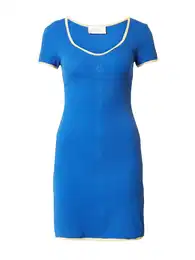 Haljina 'Kayla' boja slonovače / kraljevsko plava
