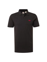 LEVI'S Poloshirt 'Housemark' rot/schwarz