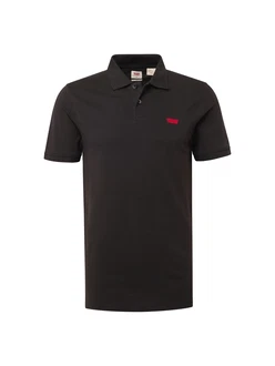 LEVI'S Poloshirt 'Housemark' rot/schwarz LEVI'S Poloshirt 'Housemark' rot/schwarz