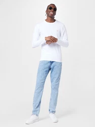 GUESS Shirt rot/weiß