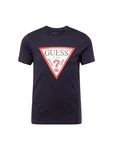 GUESS T-Shirt navy/rot/weiß